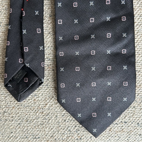 Arnold Brant made in Italy men’s tie navy blue - Picture 3 of 5